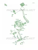 Brake PedalTorque Link para Kawasaki Vulcan 1500 1999