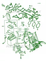 Chassis Electrical Equipment para Kawasaki Vulcan 1500 1999