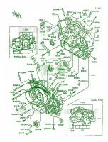 Crankcase para Kawasaki Vulcan 1500 1999