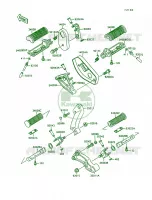 Footrests para Kawasaki Vulcan 1500 1999