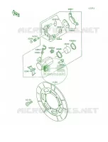 Front Brake para Kawasaki Vulcan 1500 1999