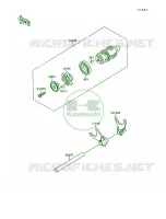 Gear Change DrumShift Forks para Kawasaki Vulcan 1500 1999