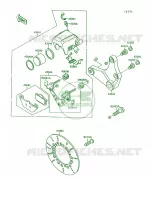 Rear Brake para Kawasaki Vulcan 1500 1999
