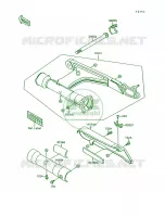 Swingarm para Kawasaki Vulcan 1500 1999