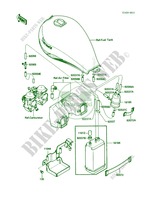 Fuel Evaporative System para Kawasaki 454 LTD 1985