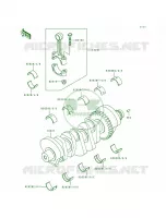 Crankshaft para Kawasaki Ninja ZX-7 1992
