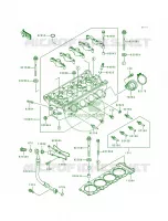 Cylinder Head para Kawasaki Ninja ZX-7 1992