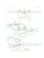 DecalRed para Kawasaki Ninja ZX-7 1992