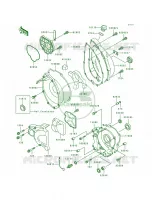 Engine Cover para Kawasaki Ninja ZX-7 1992