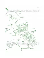 Fender para Kawasaki Ninja ZX-7 1992