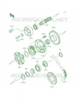 Generator Shaft para Kawasaki Ninja ZX-7 1992