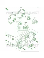 Head Lamp para Kawasaki Ninja ZX-7 1992