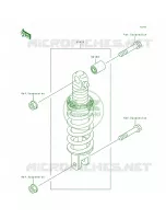 Shock Absorber para Kawasaki Ninja ZX-7 1992