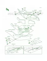 Side CoverChain Case para Kawasaki Ninja ZX-7 1992