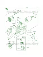 Starter Motor para Kawasaki Ninja ZX-7 1992