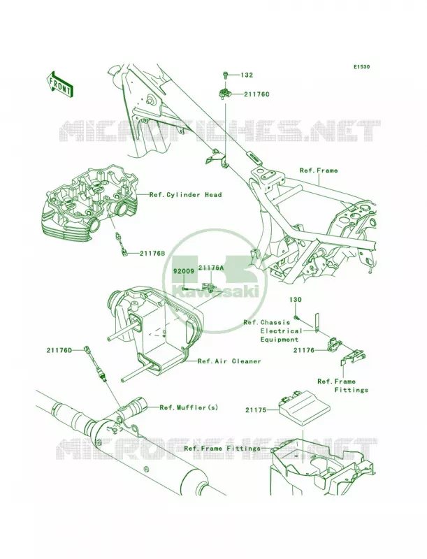 Fuel Injection Kawasaki MOTOS 800 2014 W800  EJ800AEFA